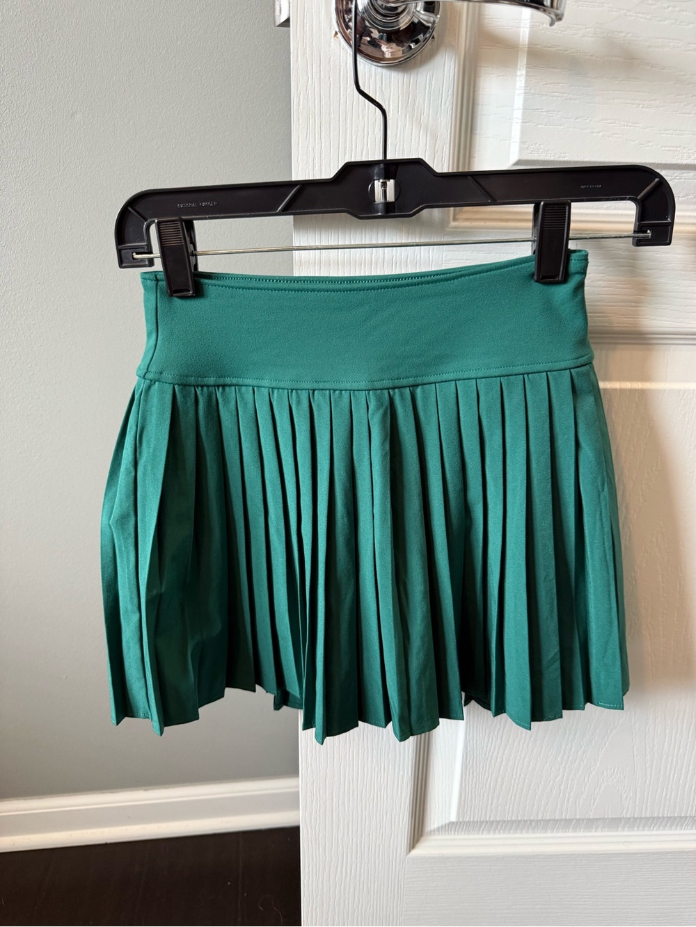 abercrombie kids Green Pleated Skater Skirt